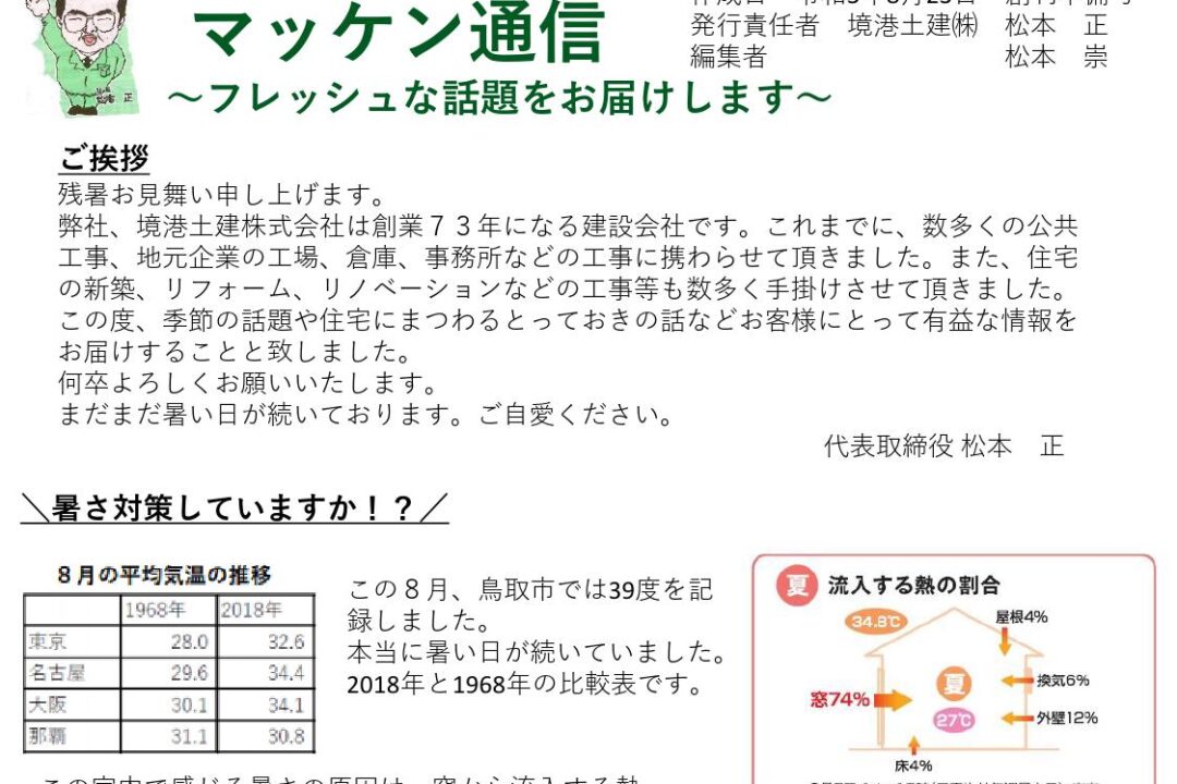 マッケン通信創刊準備号